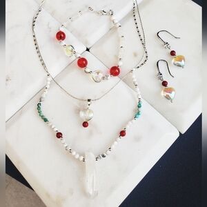 925 solid sterling silver pendant Necklace